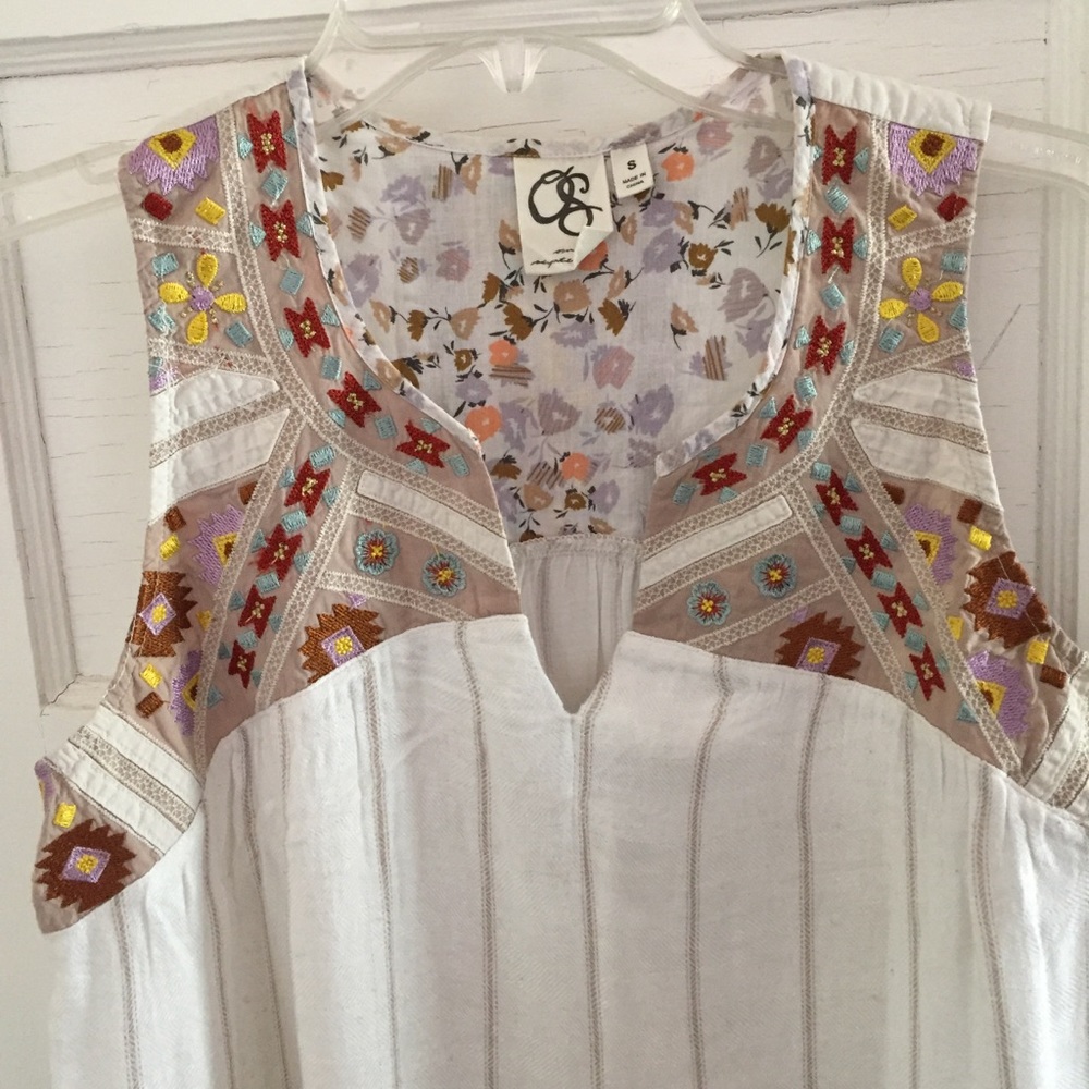 ANTHROPOLOGIE One September Sleeveless Top M
